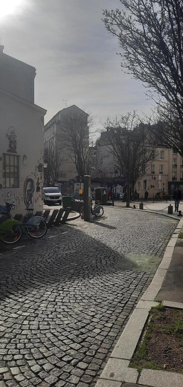 Studio Paris 13 Quartier Butte-Aux-Cailles Exterior foto