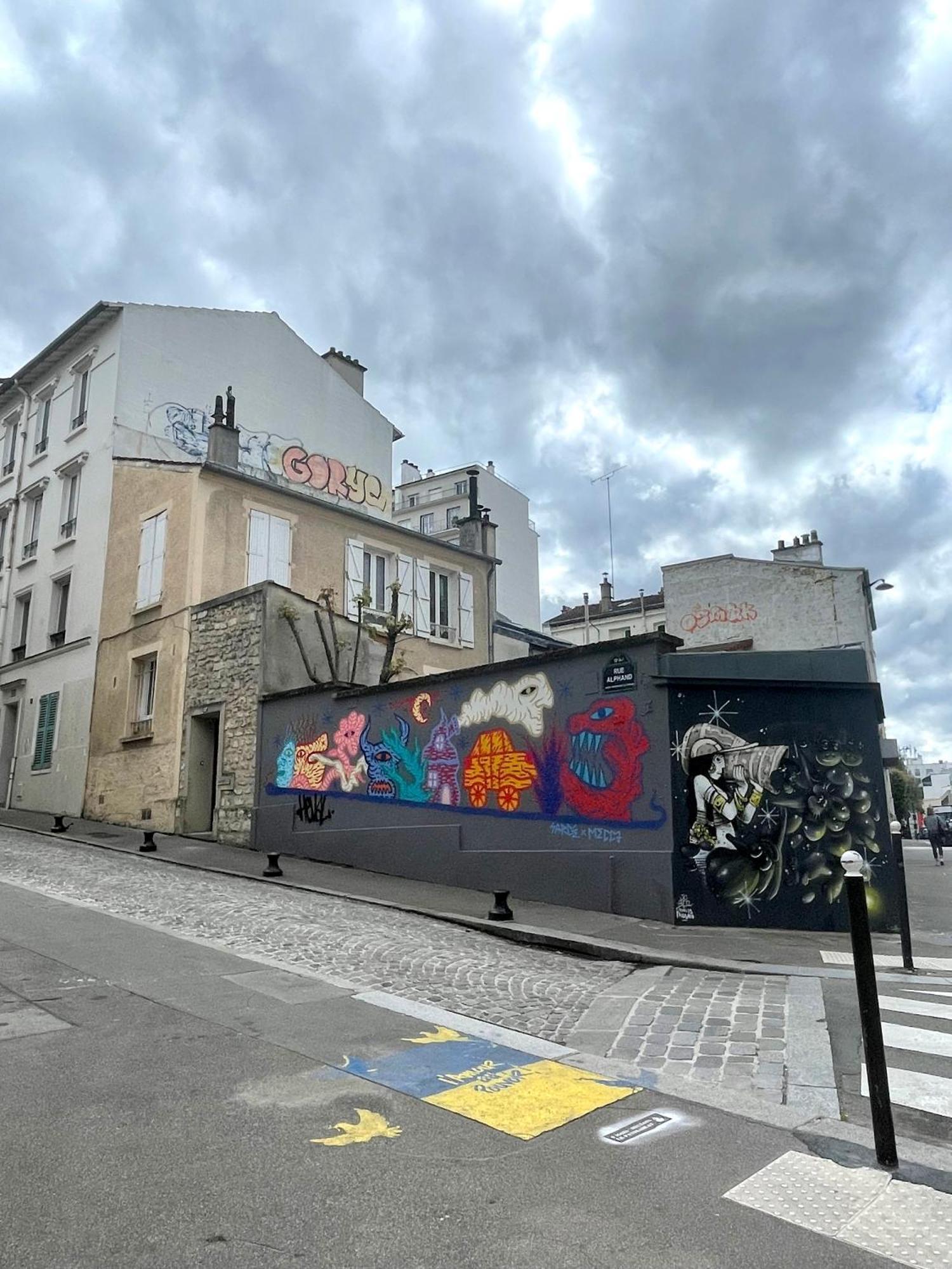 Studio Paris 13 Quartier Butte-Aux-Cailles Exterior foto